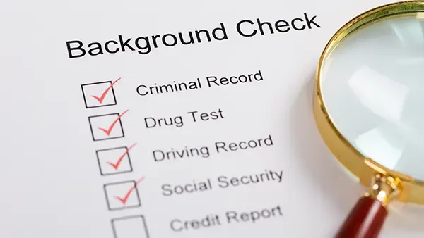Tenant referencing/background checks