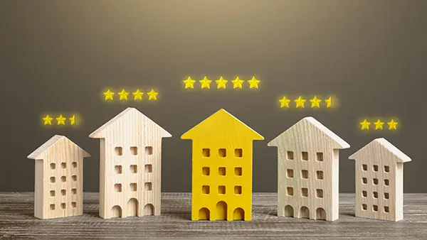 Typical EPC ratings by property age