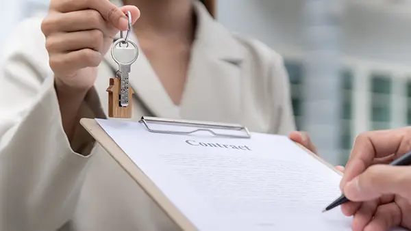 Making an offer and reserving the property