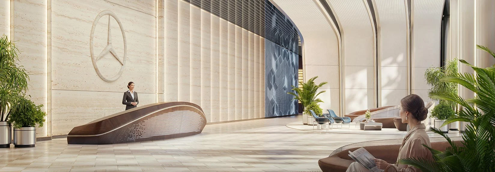 mercedes benz city  - Mercedes Benz City lobby image